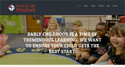 Desktop Screenshot of lordoflifepreschoolmemphis.org